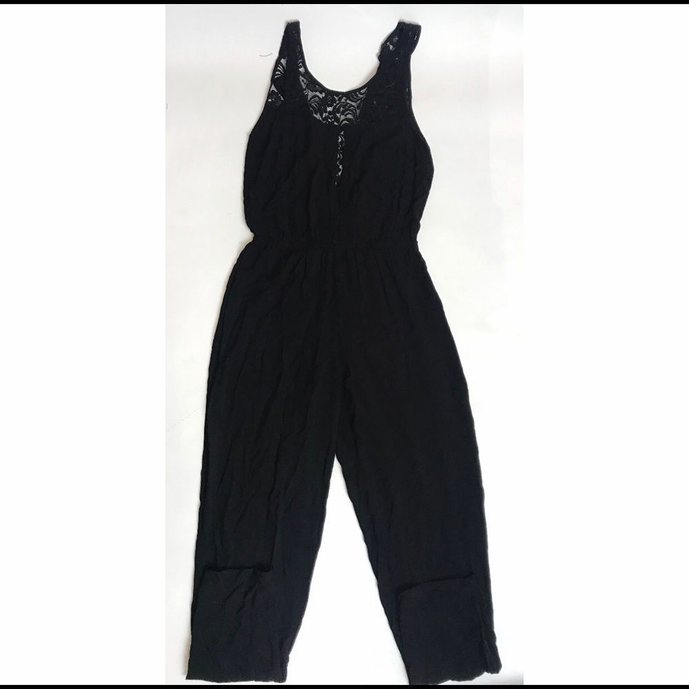 Ambiance • Lace detail jumpsuit